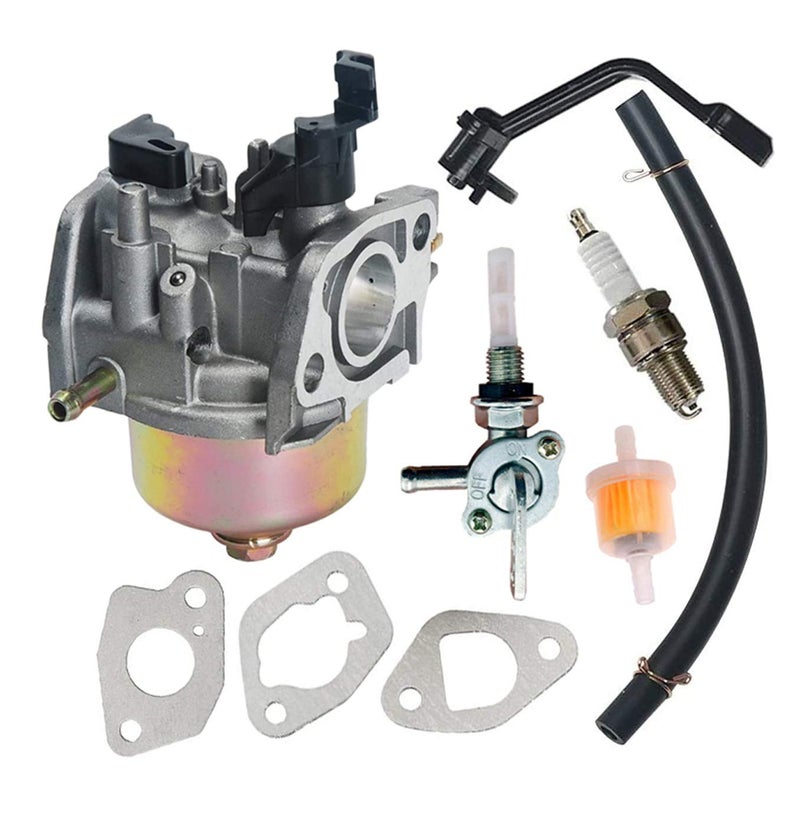 SOOGE Carburetor for Champion Power Equipment 3500 4000 Watts Gas Generator Engine Carb with Fuel Tank Shut off Valve Spark Plug kit - Image 1